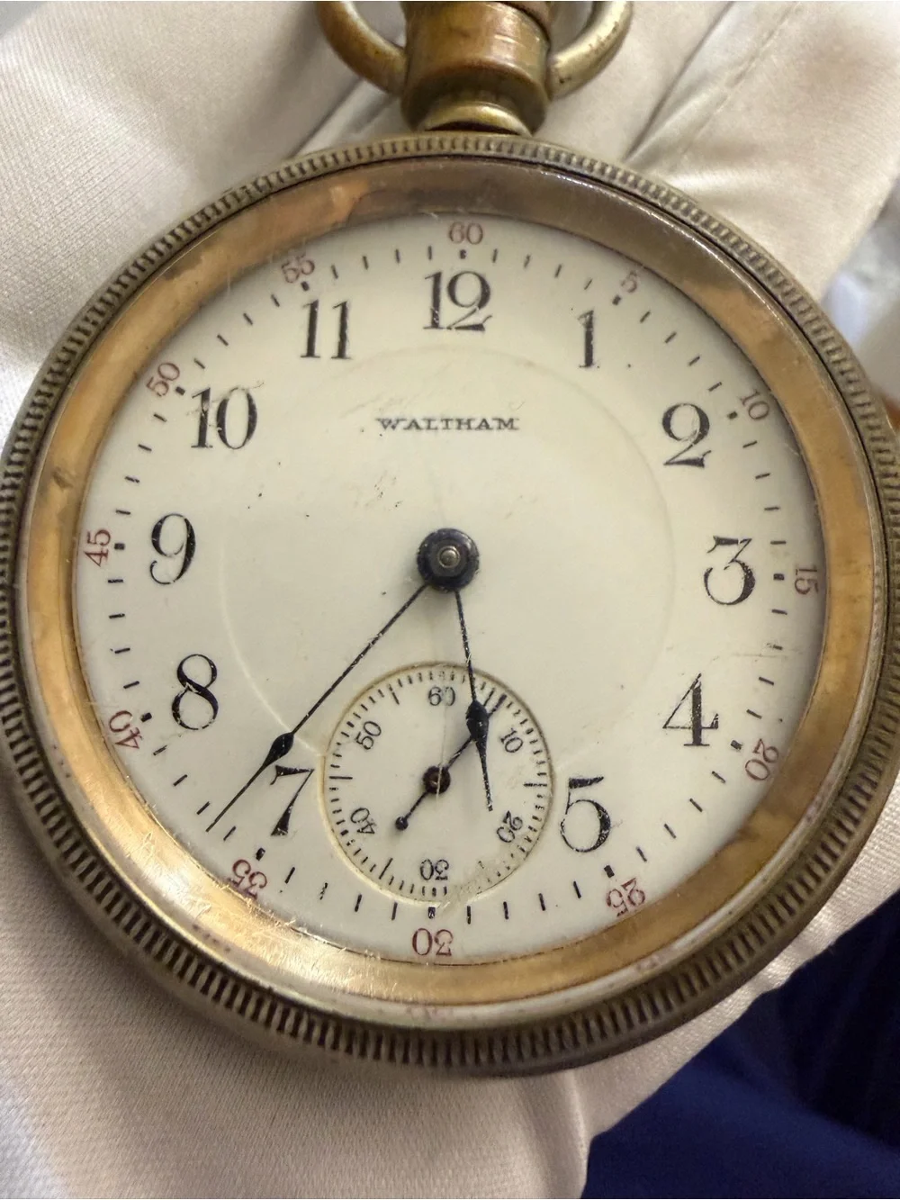 Antique Waltham Open Face Mechanical Pocket Watch – Needs Service / Repair